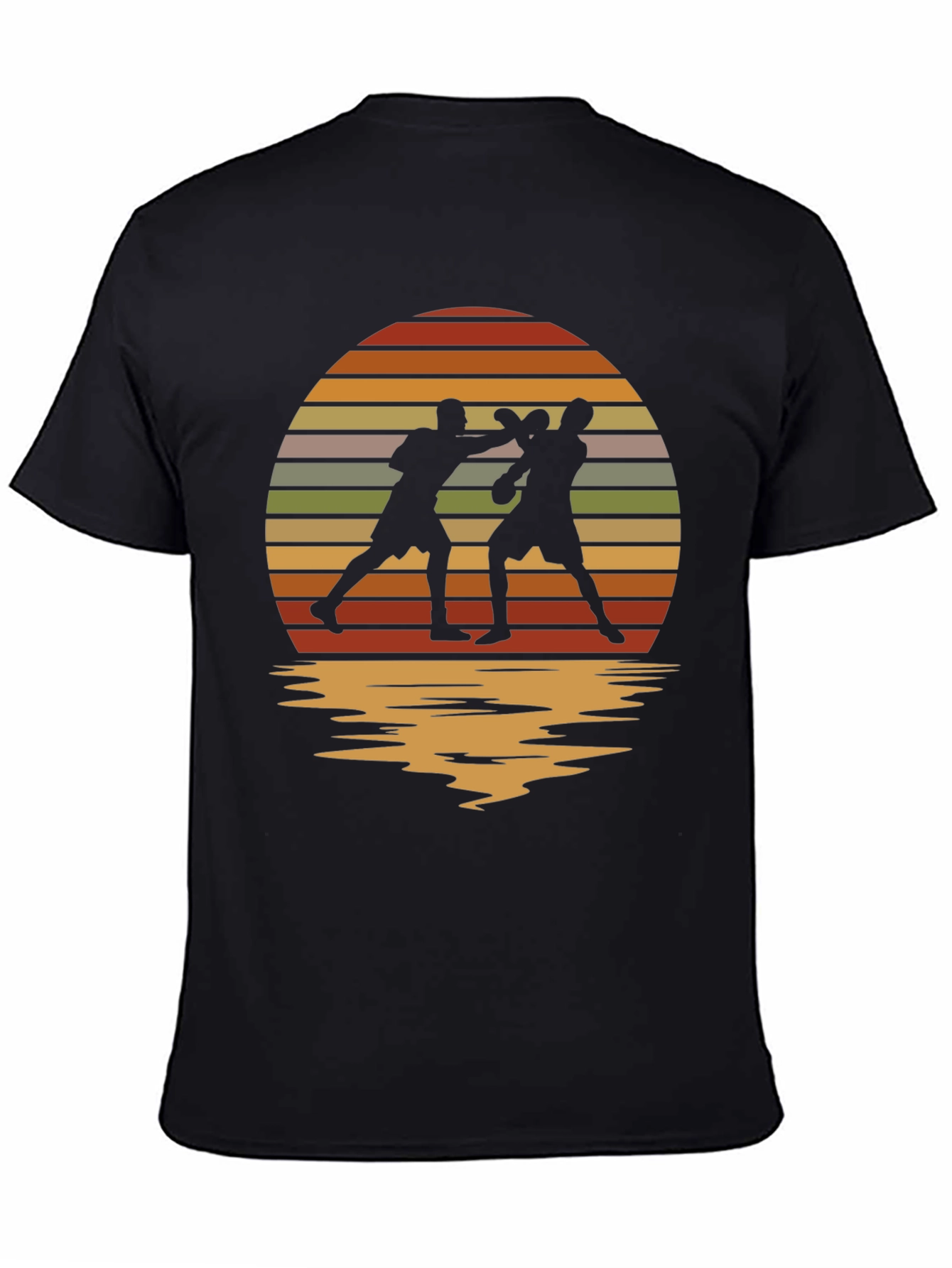 Retro Sunset Boxing T-Shirt
