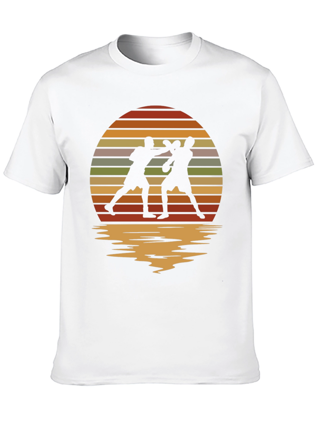 Retro Sunset Boxing T-Shirt