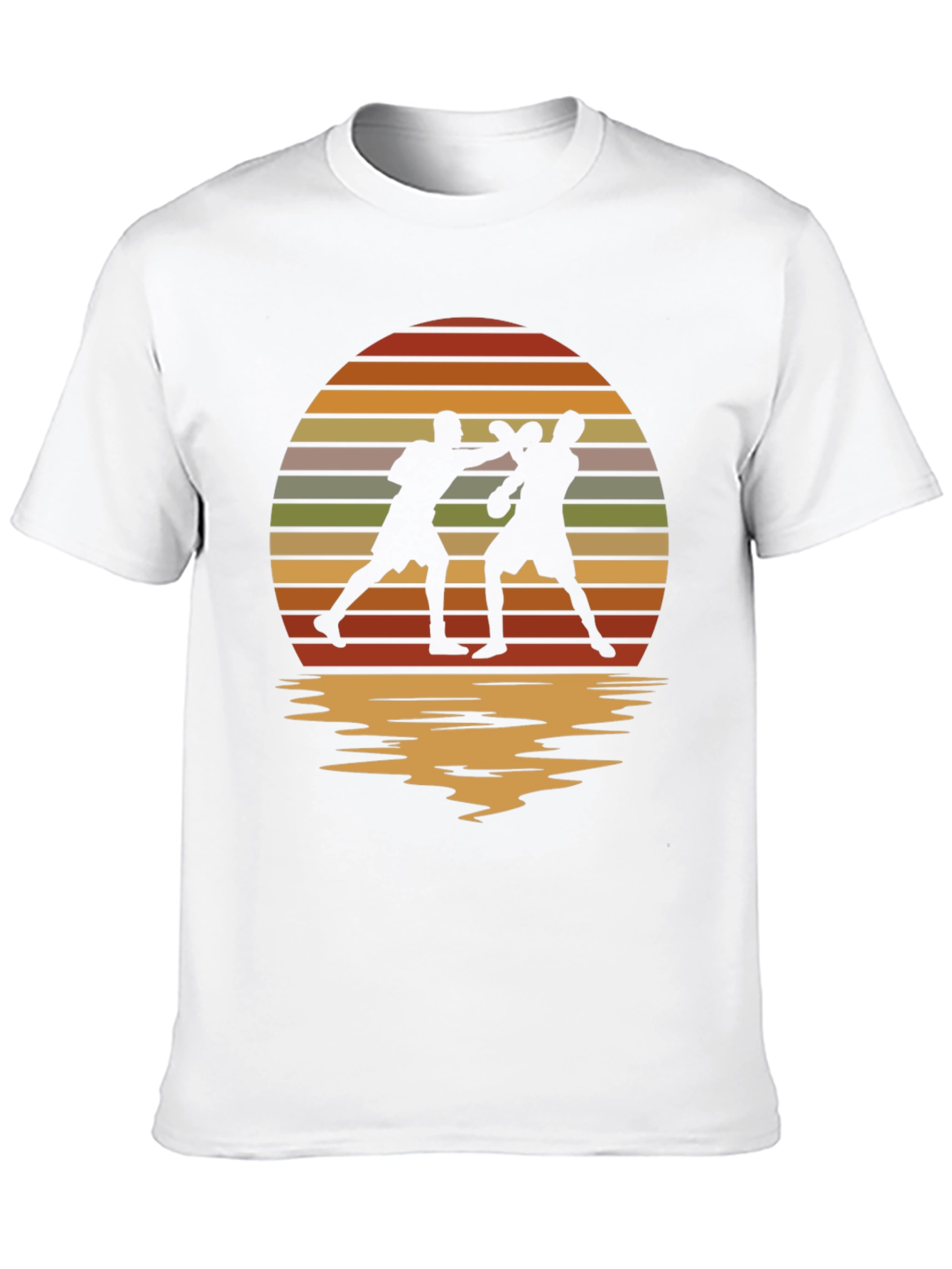 Retro Sunset Boxing T-Shirt