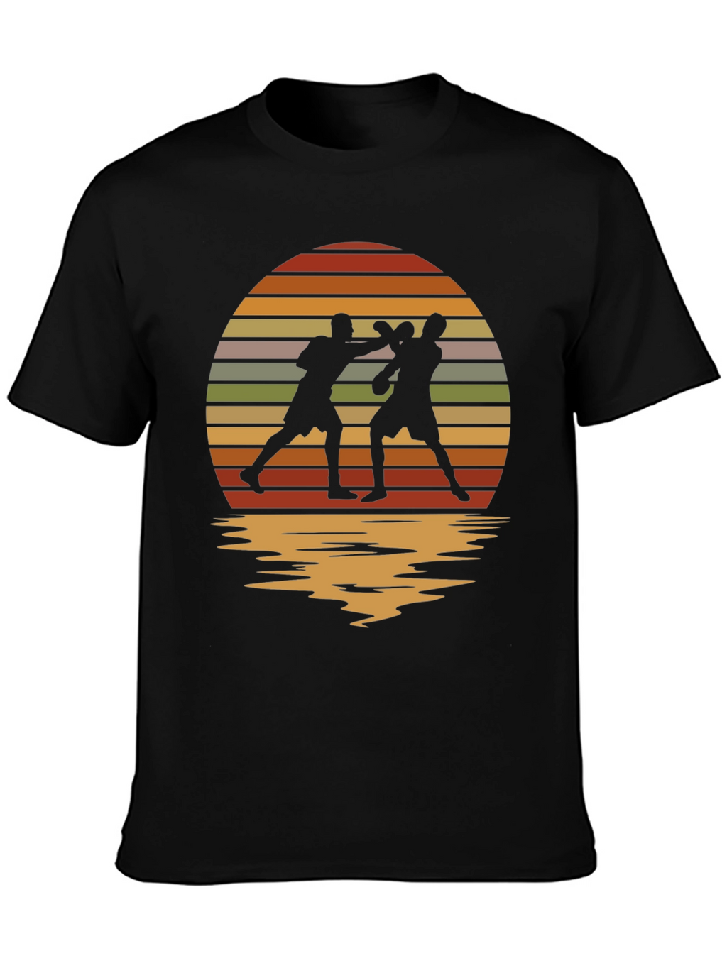 Retro Sunset Boxing T-Shirt
