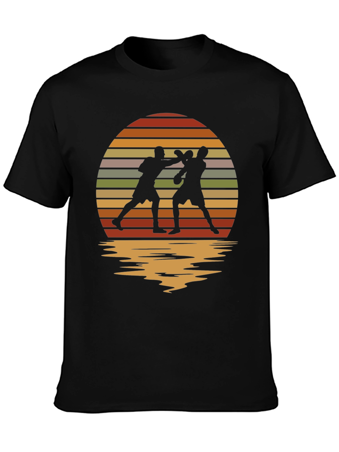 Retro Sunset Boxing T-Shirt