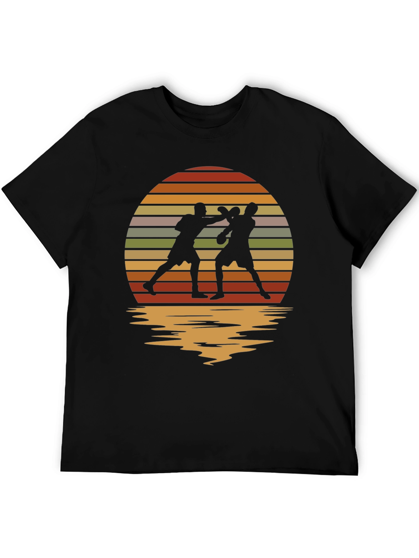 Retro Sunset Boxing T-Shirt