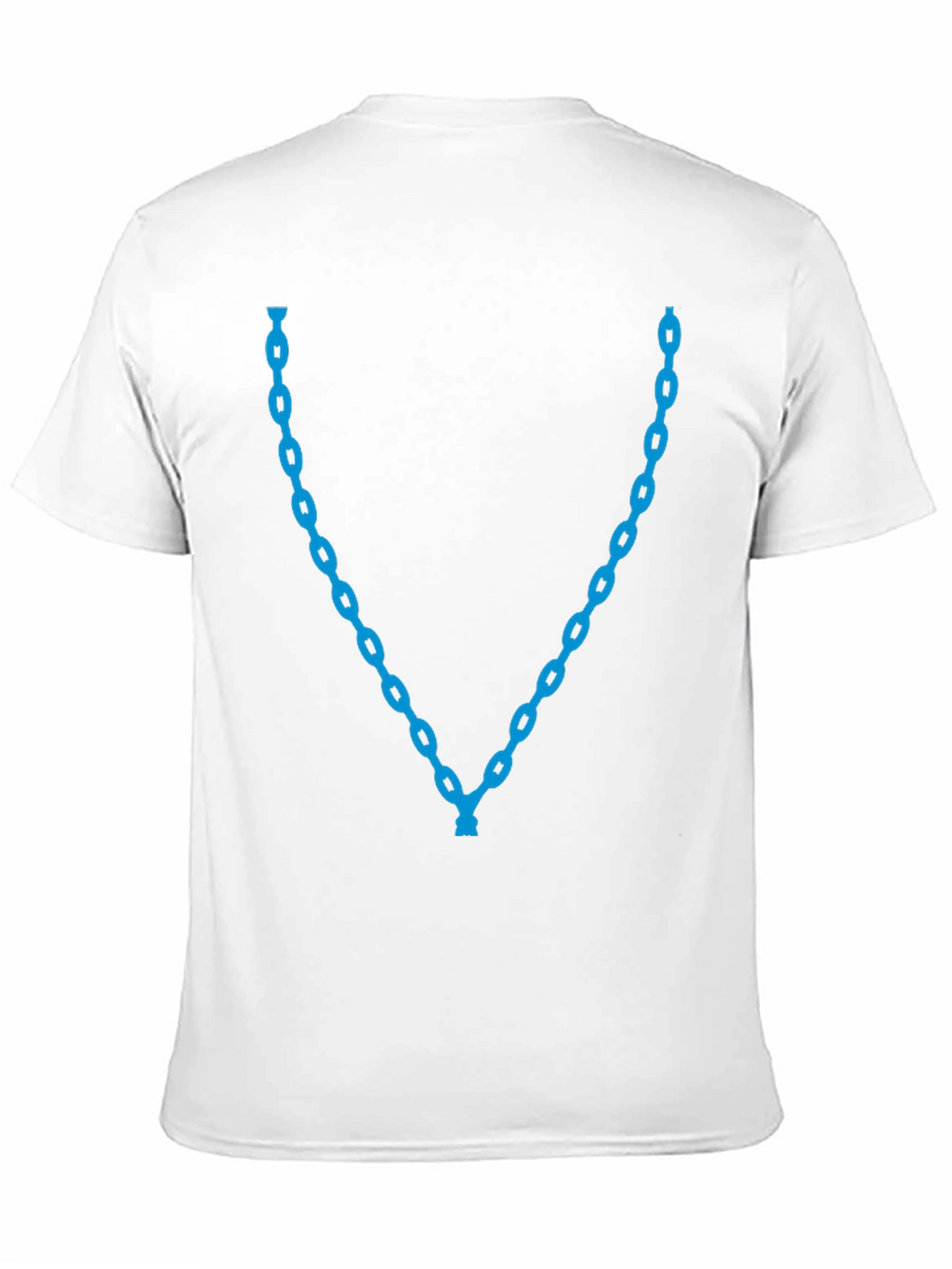 Blue Chain Graphic Tee - Stylish Casual Wear
