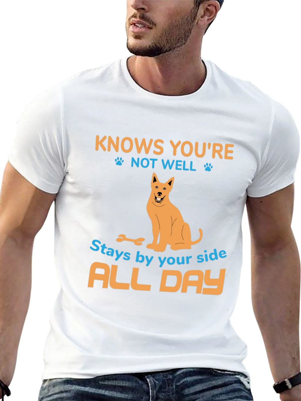 Dog Lover T-Shirt - Knows Youre Not Well