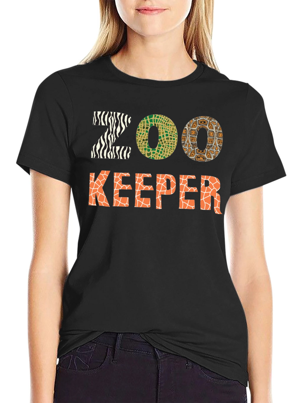 Zoo Keeper Animal Print T-Shirt