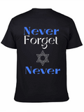 Never Forget T-Shirt Jewish Star of David