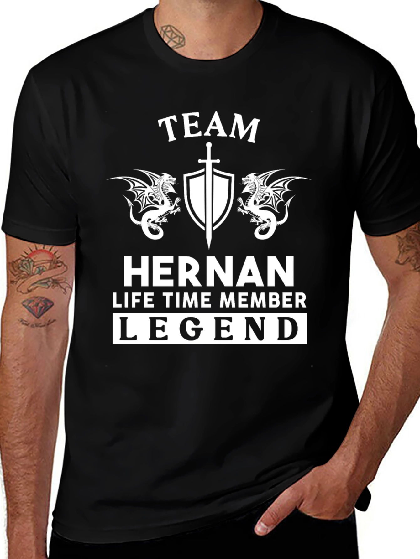 Team Hernan Legend T-Shirt - Lifetime Member