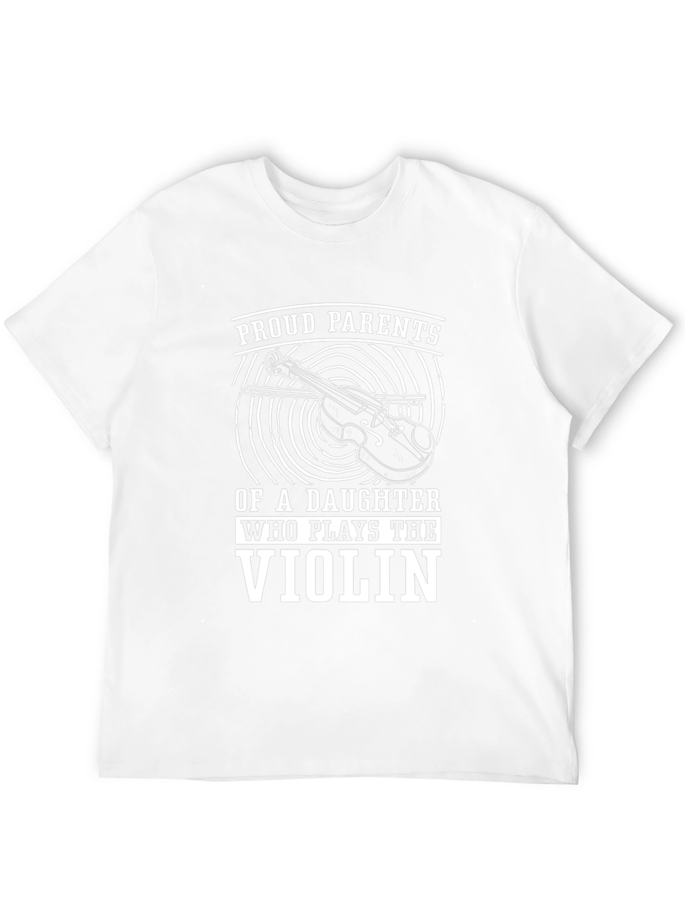 Proud Parents of a Violinist Daughter Graphic Tee