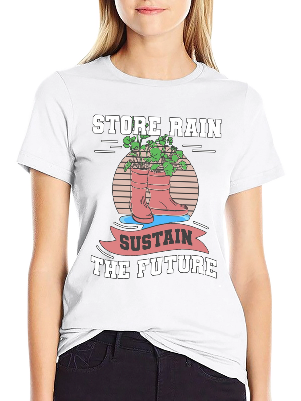 Store Rain Sustain Future Graphic T-Shirt
