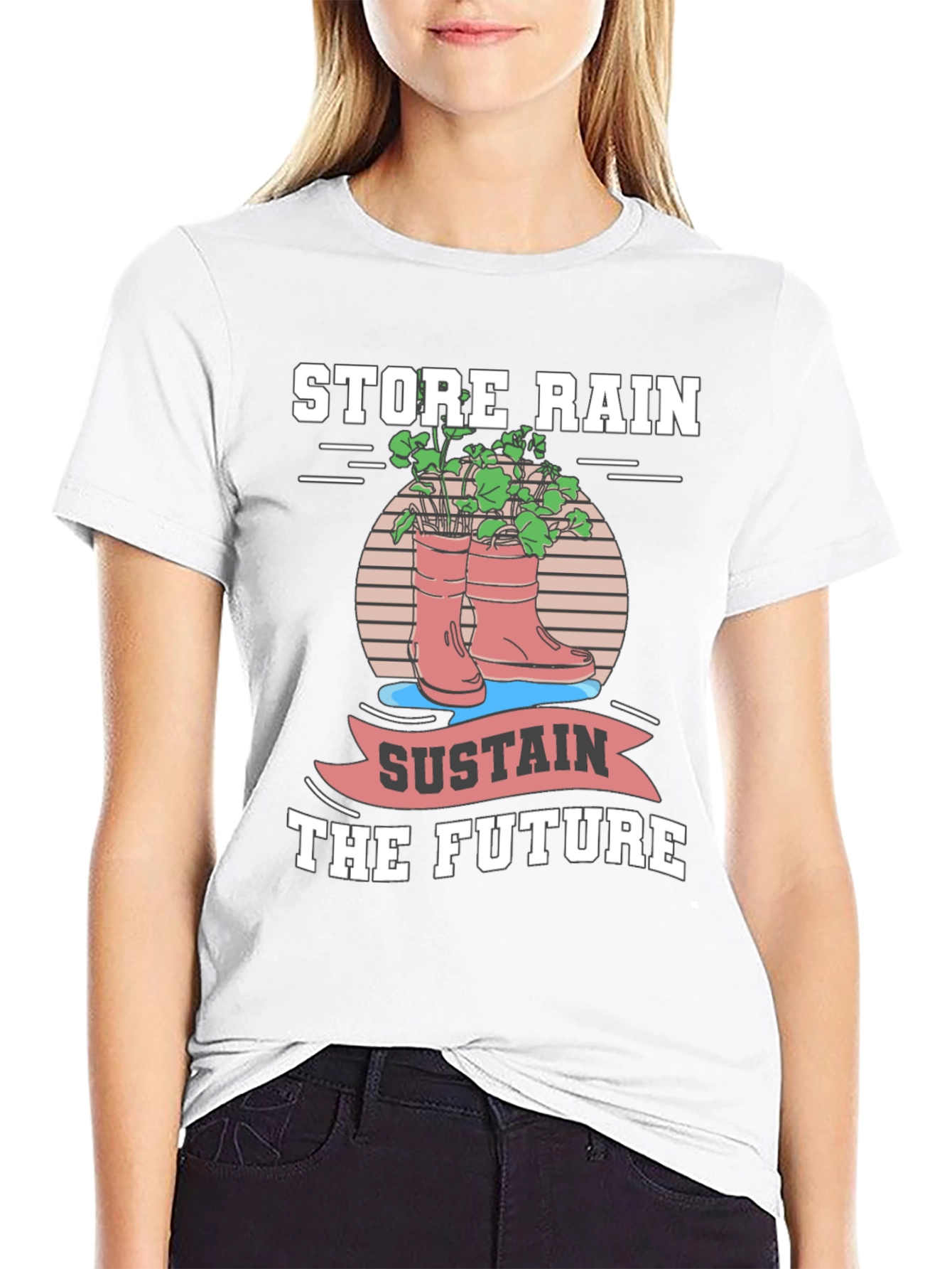 Store Rain Sustain Future Graphic T-Shirt