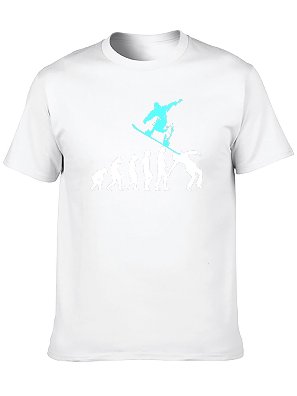 Snowboarding Evolution Graphic T-Shirt - Black