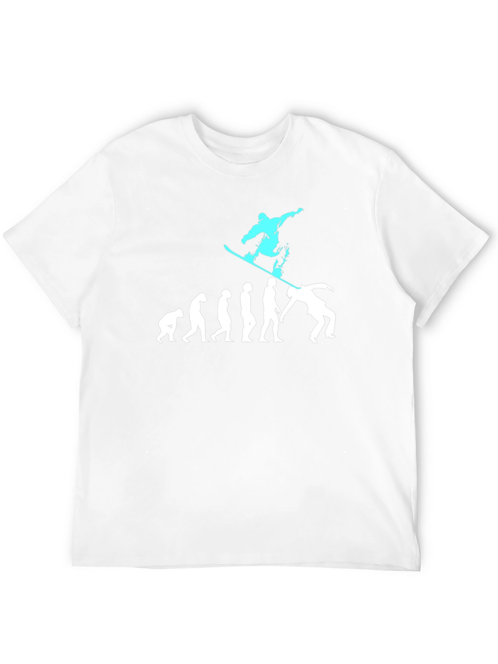 Snowboarding Evolution Graphic T-Shirt - Black