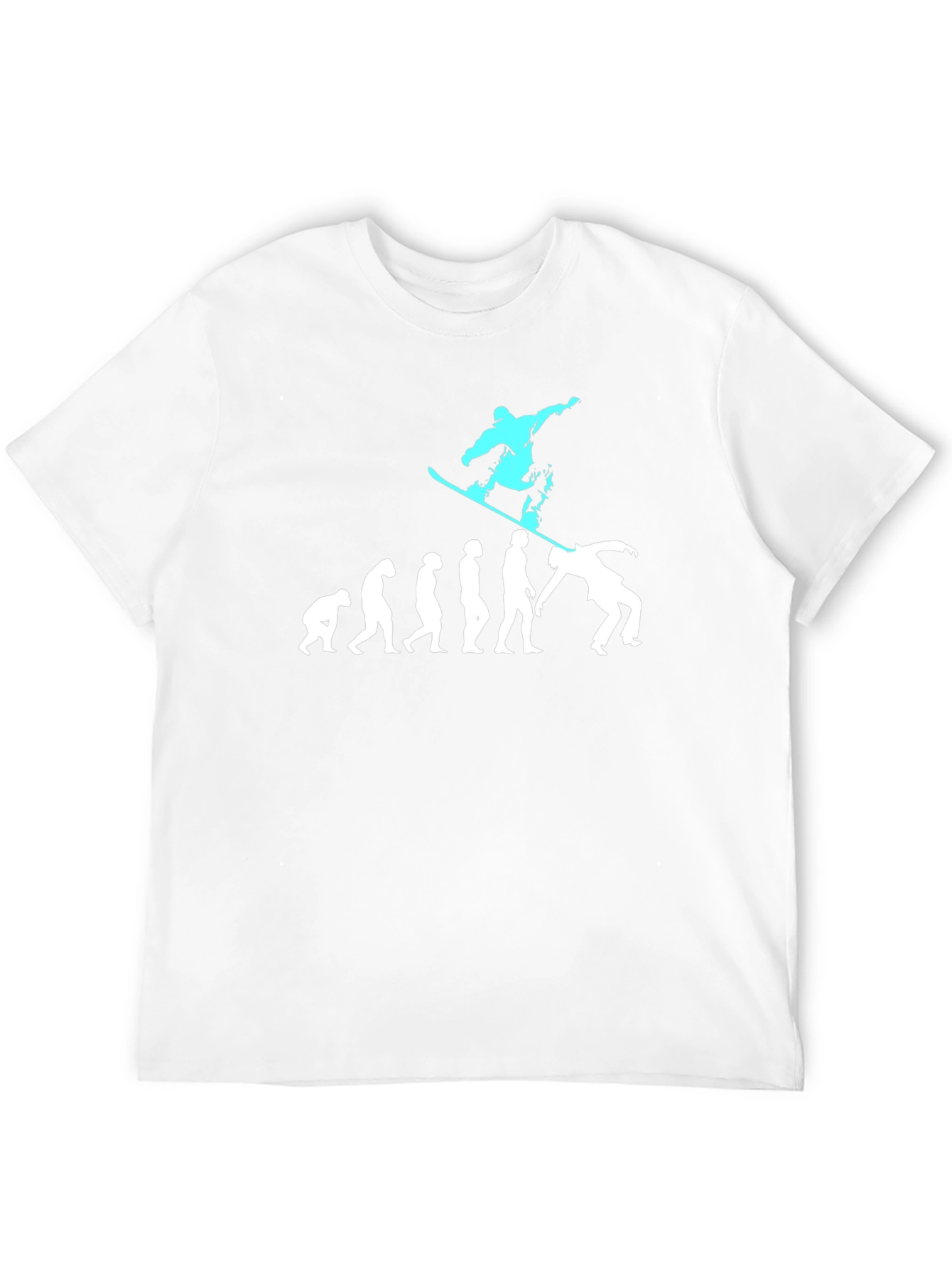 Snowboarding Evolution Graphic T-Shirt - Black