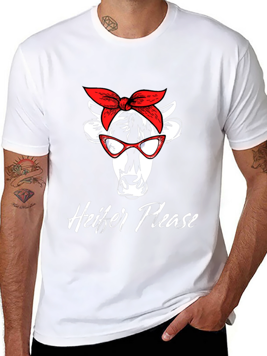 Heifer Please Graphic T-Shirt - Funny Cow Tee