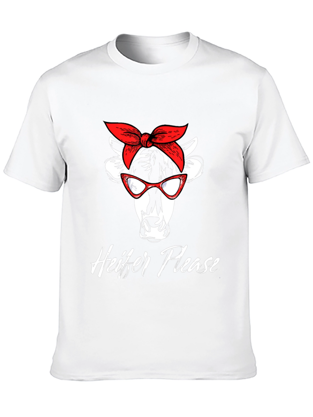 Heifer Please Graphic T-Shirt - Funny Cow Tee