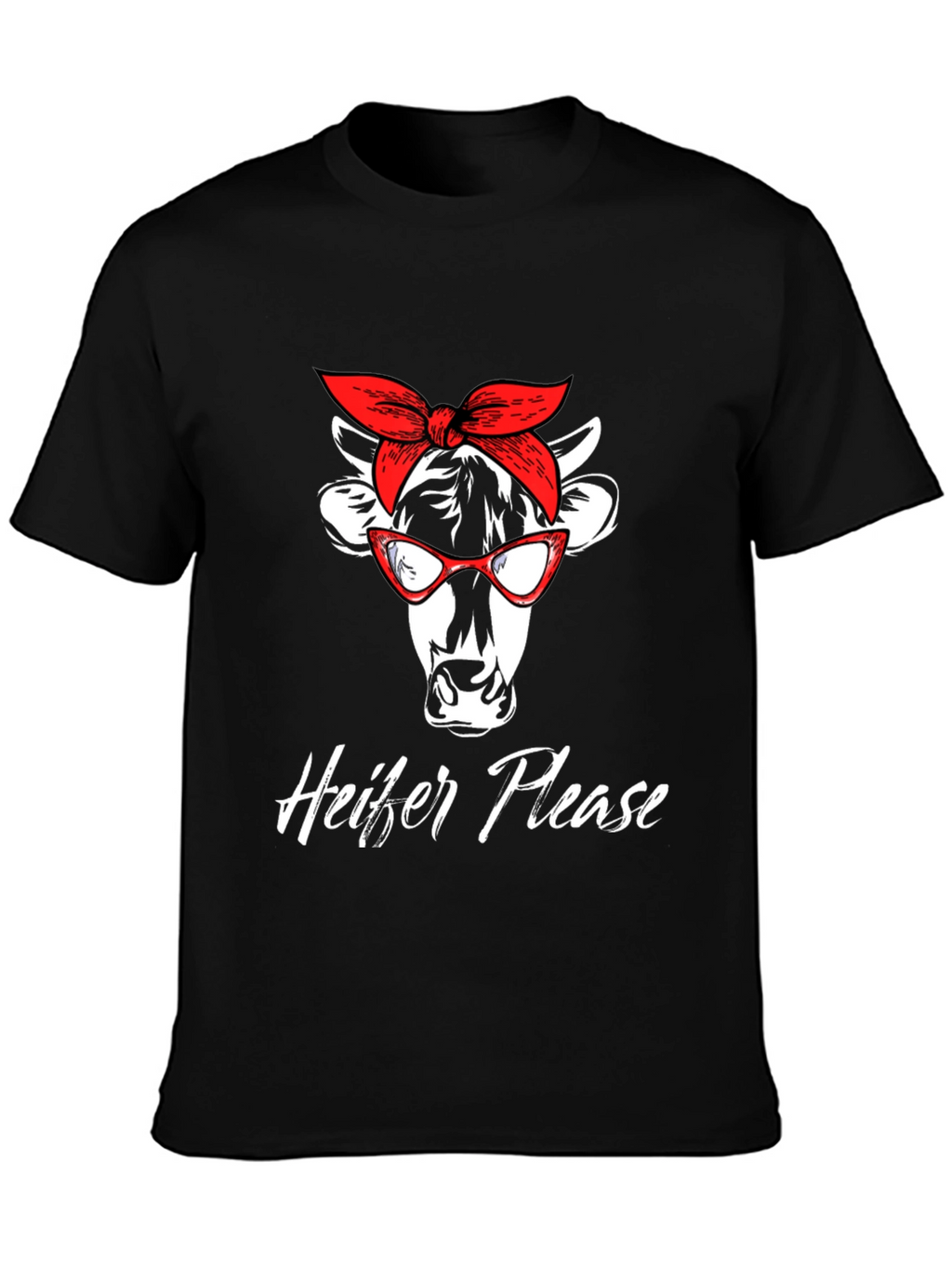 Heifer Please Graphic T-Shirt - Funny Cow Tee