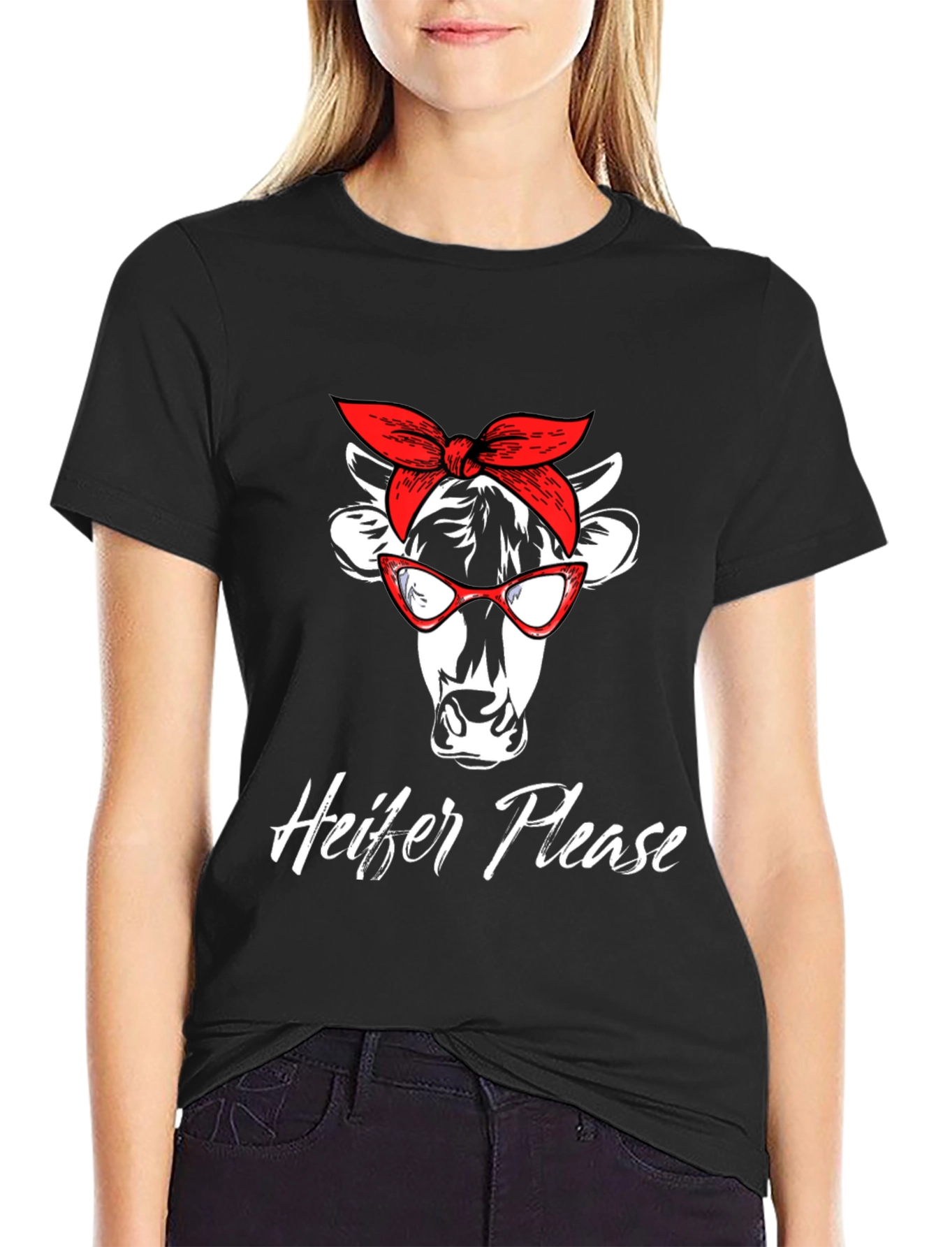 Heifer Please Graphic T-Shirt - Funny Cow Tee