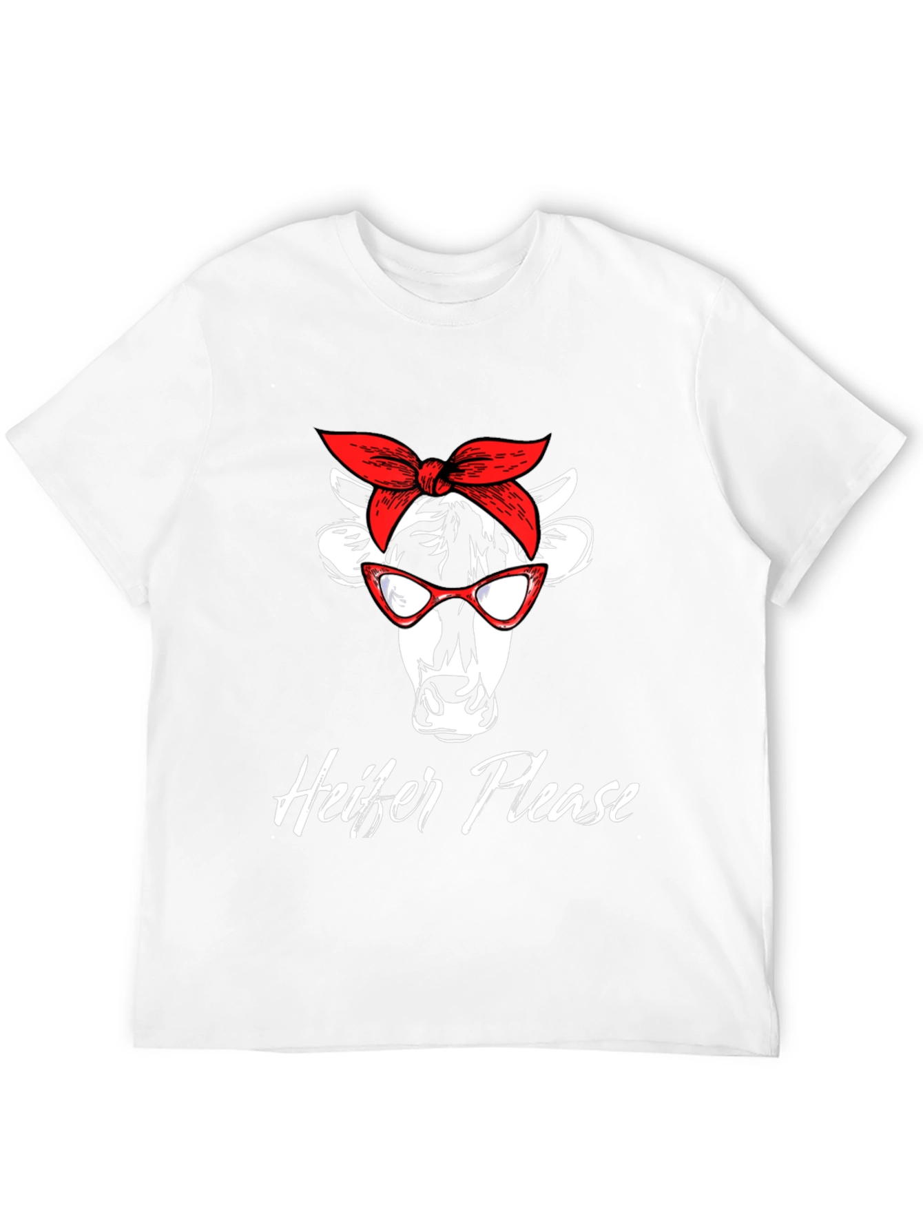Heifer Please Graphic T-Shirt - Funny Cow Tee