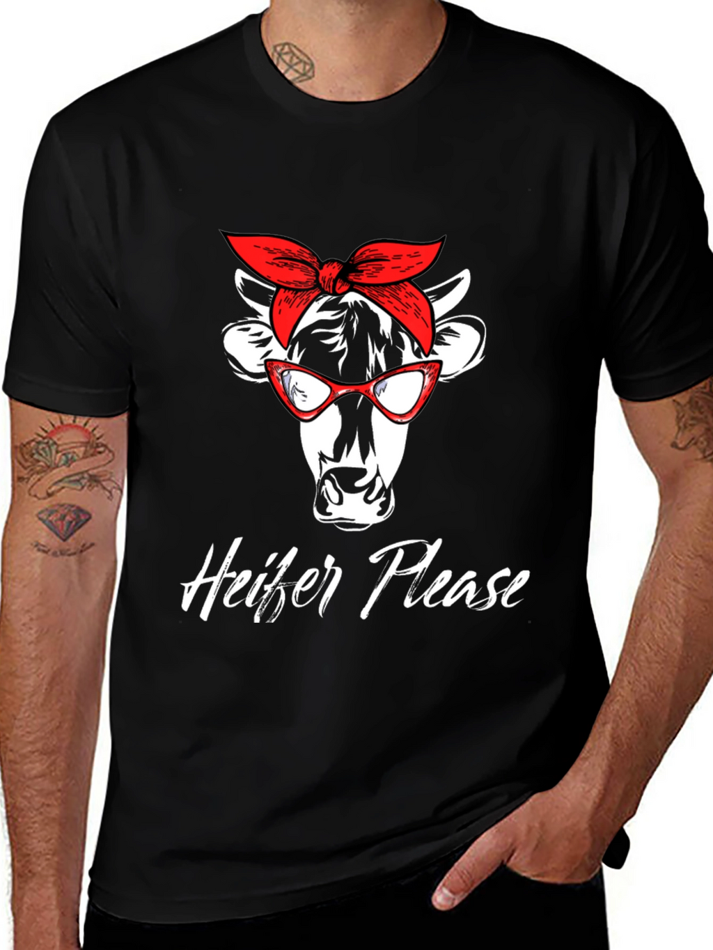 Heifer Please Graphic T-Shirt - Funny Cow Tee