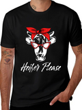 Heifer Please Graphic T-Shirt - Funny Cow Tee