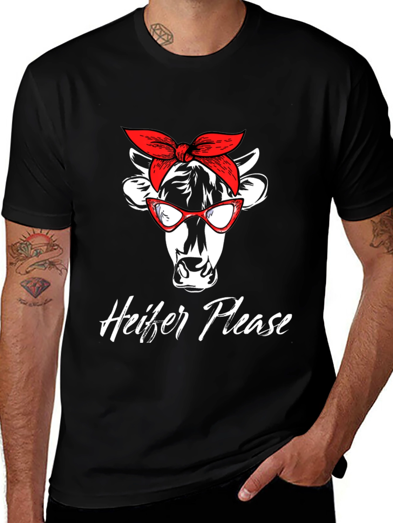Heifer Please Graphic T-Shirt - Funny Cow Tee