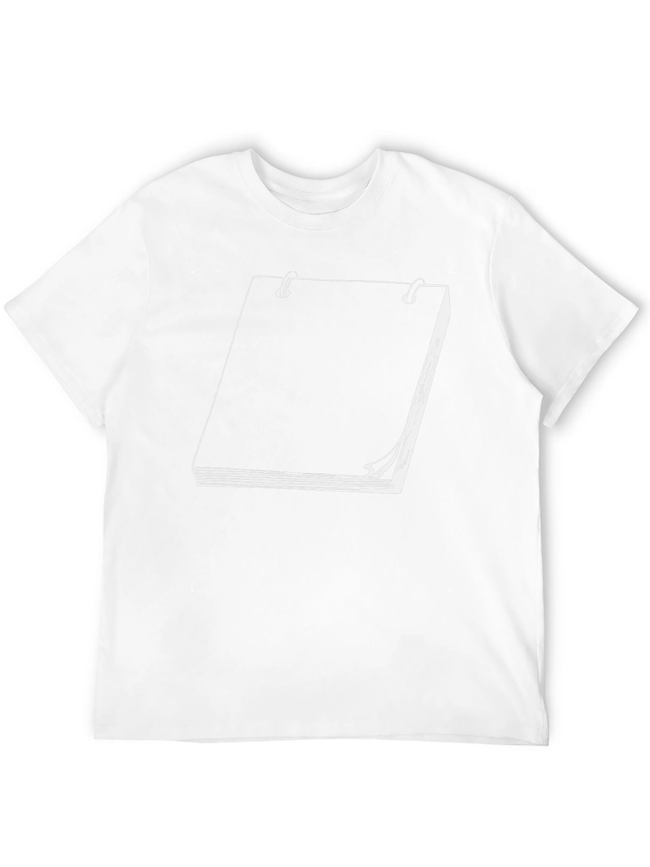 Sketchbook Graphic T-Shirt - Black Cotton Tee
