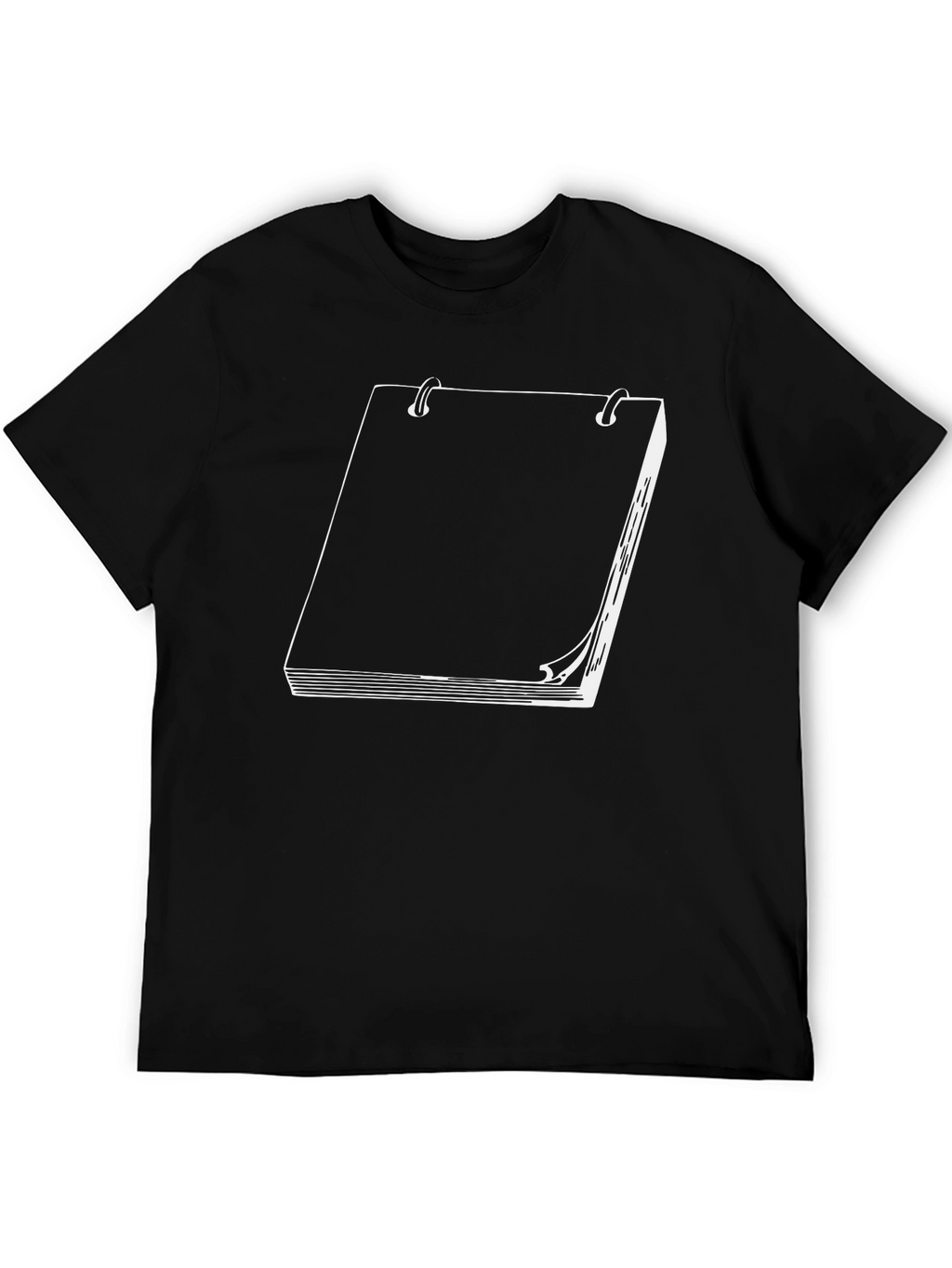 Sketchbook Graphic T-Shirt - Black Cotton Tee