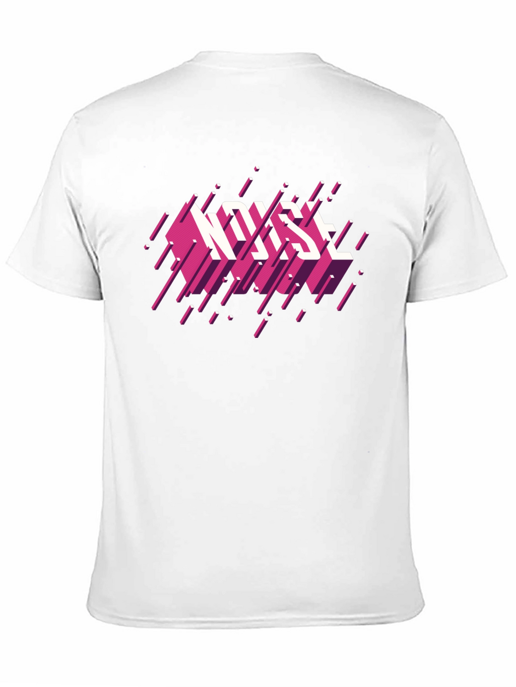 Retro Noise Graphic Black T-Shirt