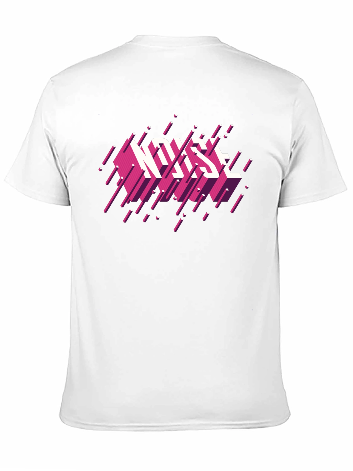 Retro Noise Graphic Black T-Shirt