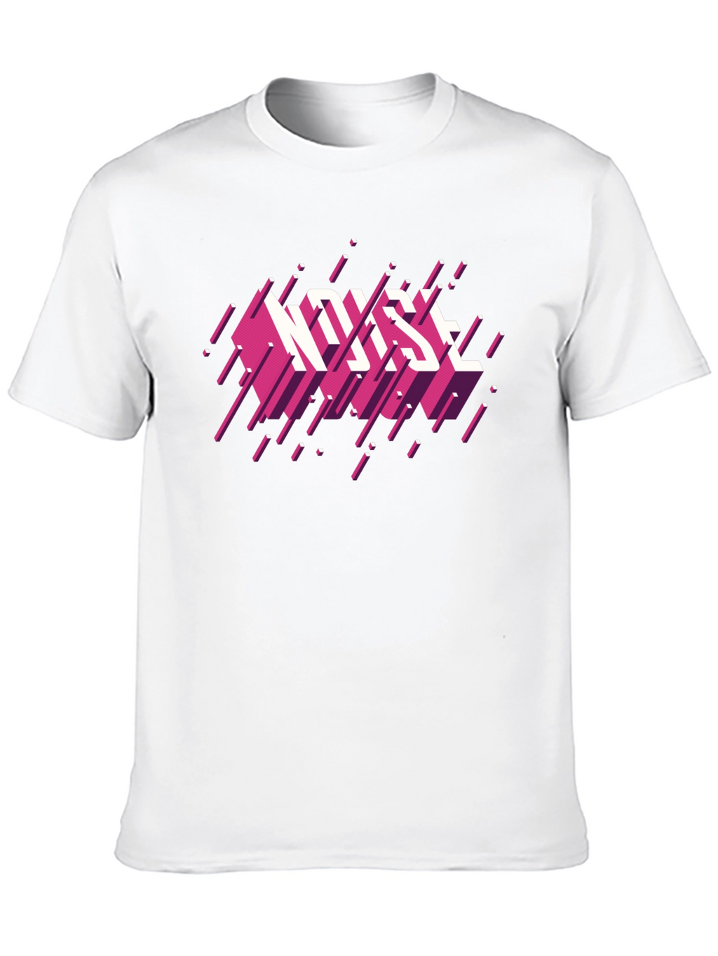 Retro Noise Graphic Black T-Shirt