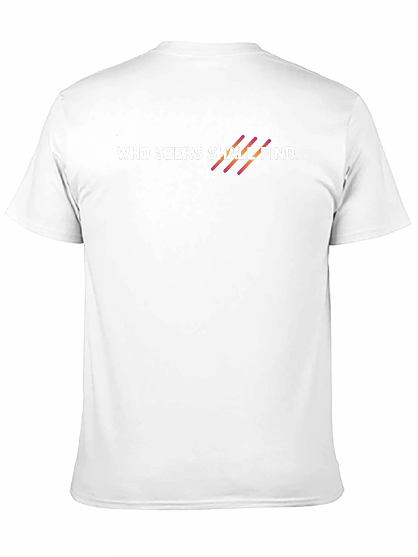 Who Seeks Shall Find Black Graphic Tee