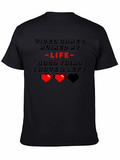 Gamer Ruined Life T-Shirt - Funny Video Game Tee
