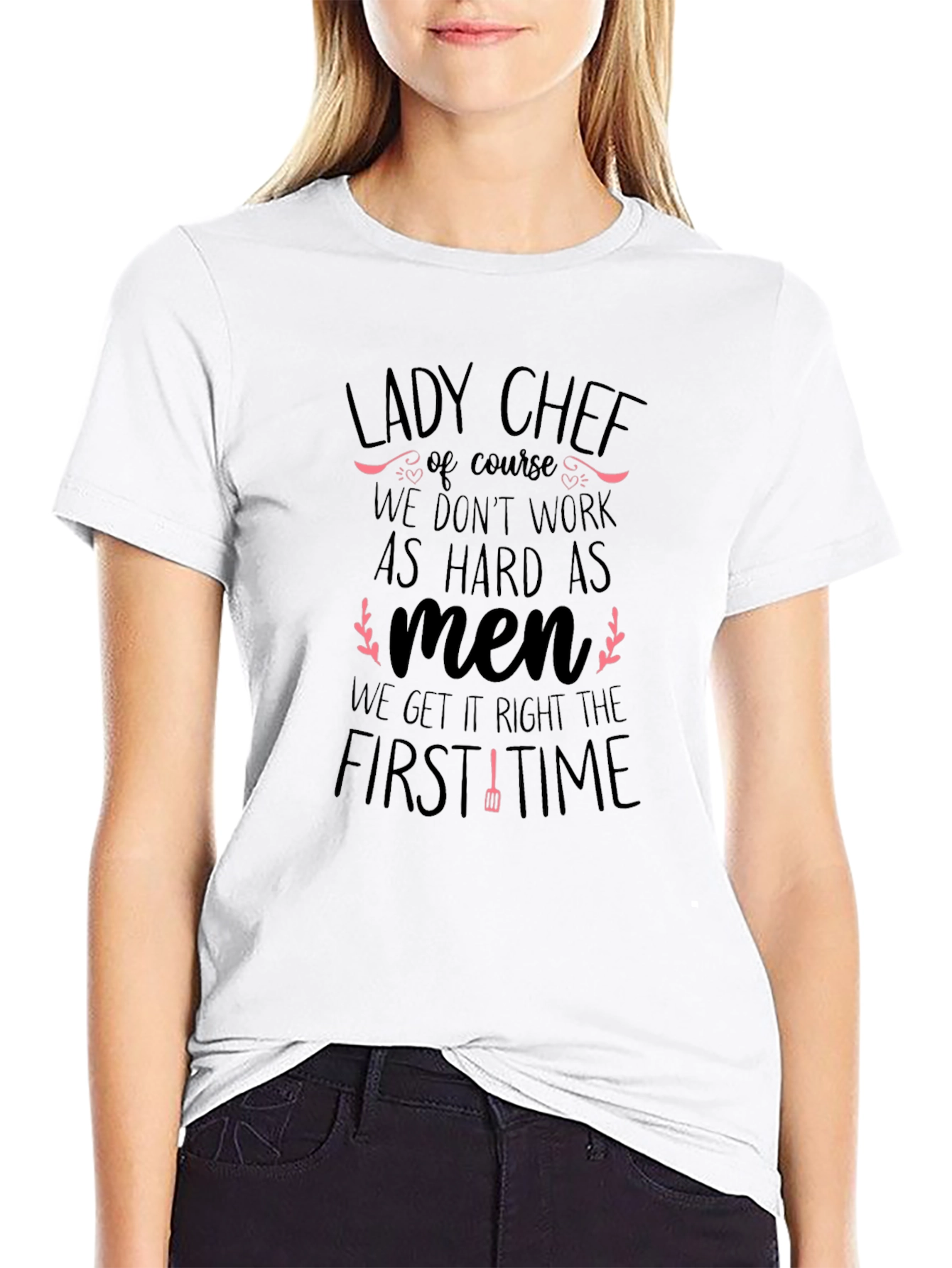 Lady Chef T-Shirt - Funny Womens Cooking Tee