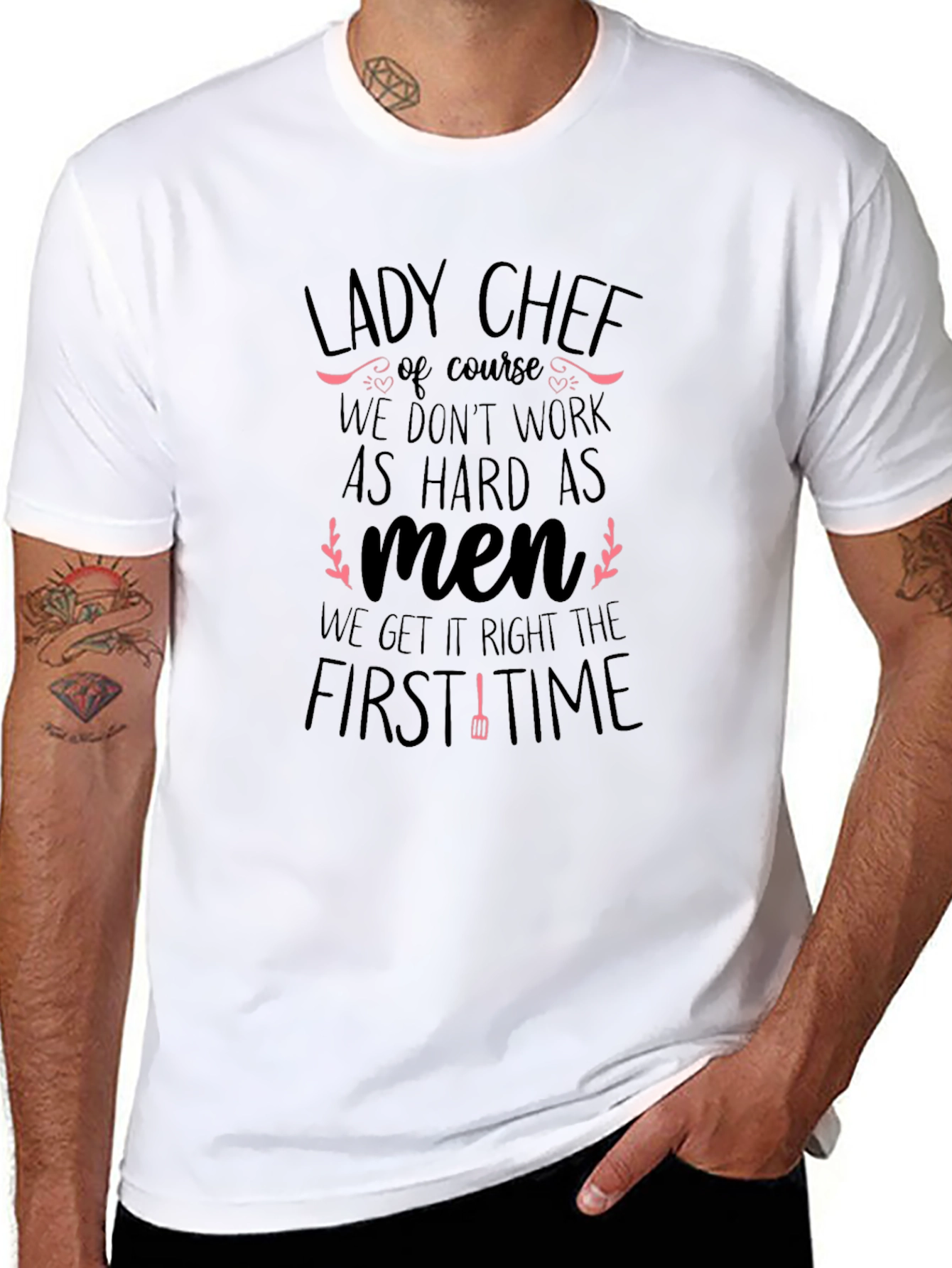 Lady Chef T-Shirt - Funny Womens Cooking Tee