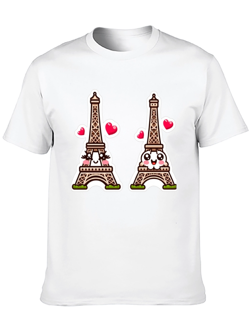 Parisian Love T-Shirt Eiffel Tower Cartoon