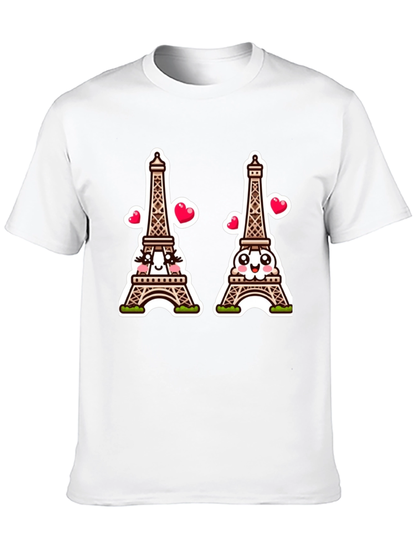 Parisian Love T-Shirt Eiffel Tower Cartoon