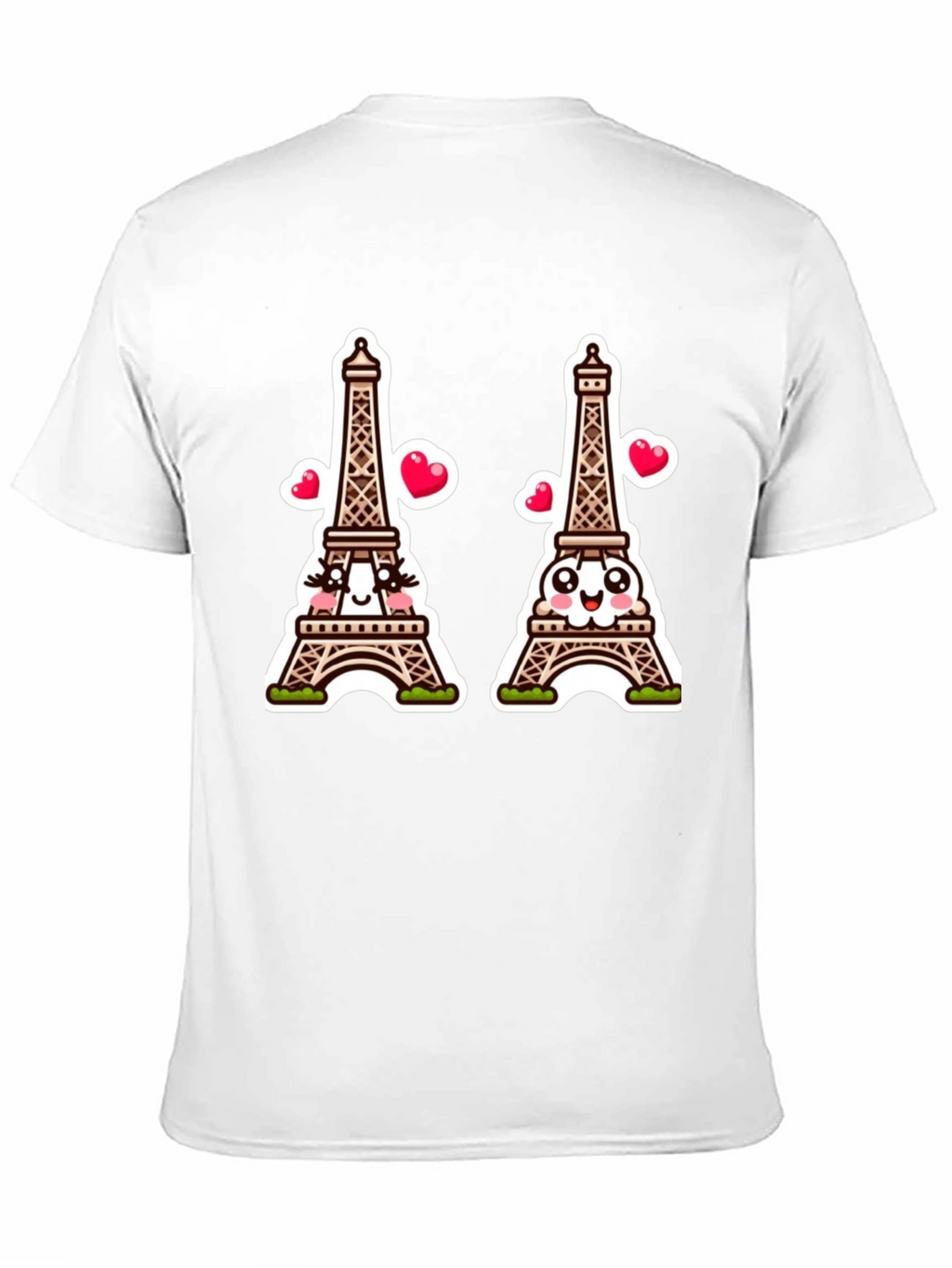 Parisian Love T-Shirt Eiffel Tower Cartoon