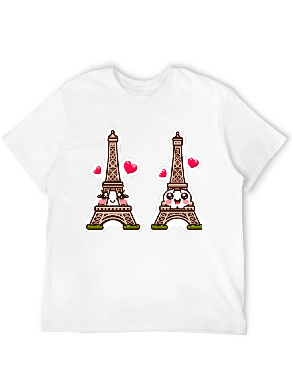Parisian Love T-Shirt Eiffel Tower Cartoon