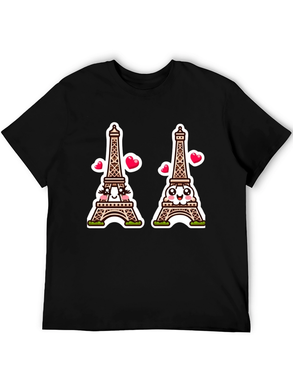 Parisian Love T-Shirt Eiffel Tower Cartoon