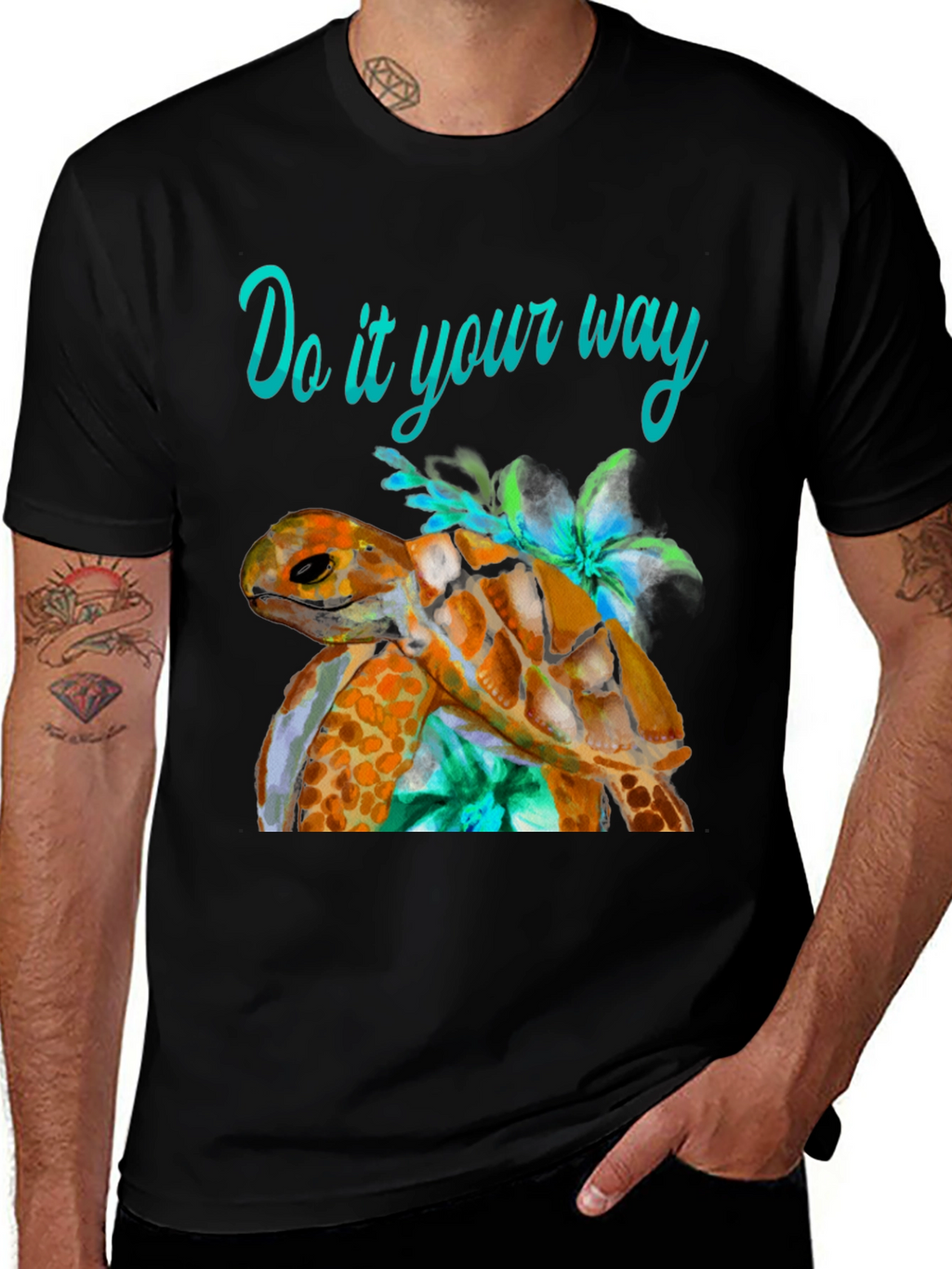 Turtle Graphic Tee - Do It Your Way