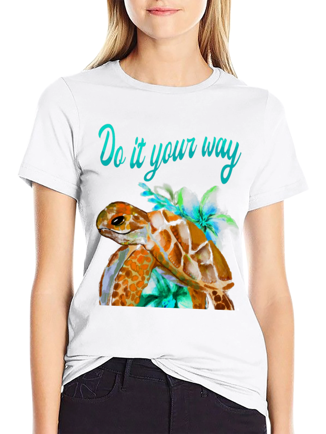 Turtle Graphic Tee - Do It Your Way