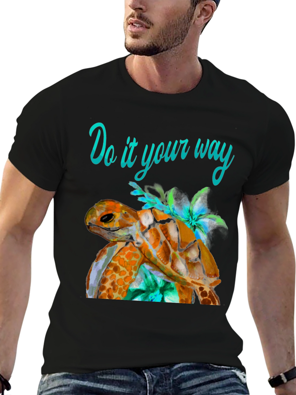 Turtle Graphic Tee - Do It Your Way