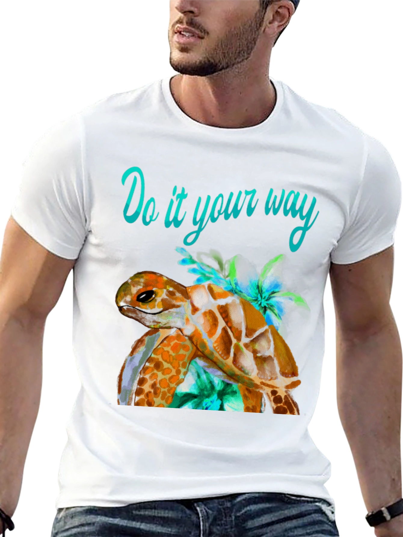 Turtle Graphic Tee - Do It Your Way