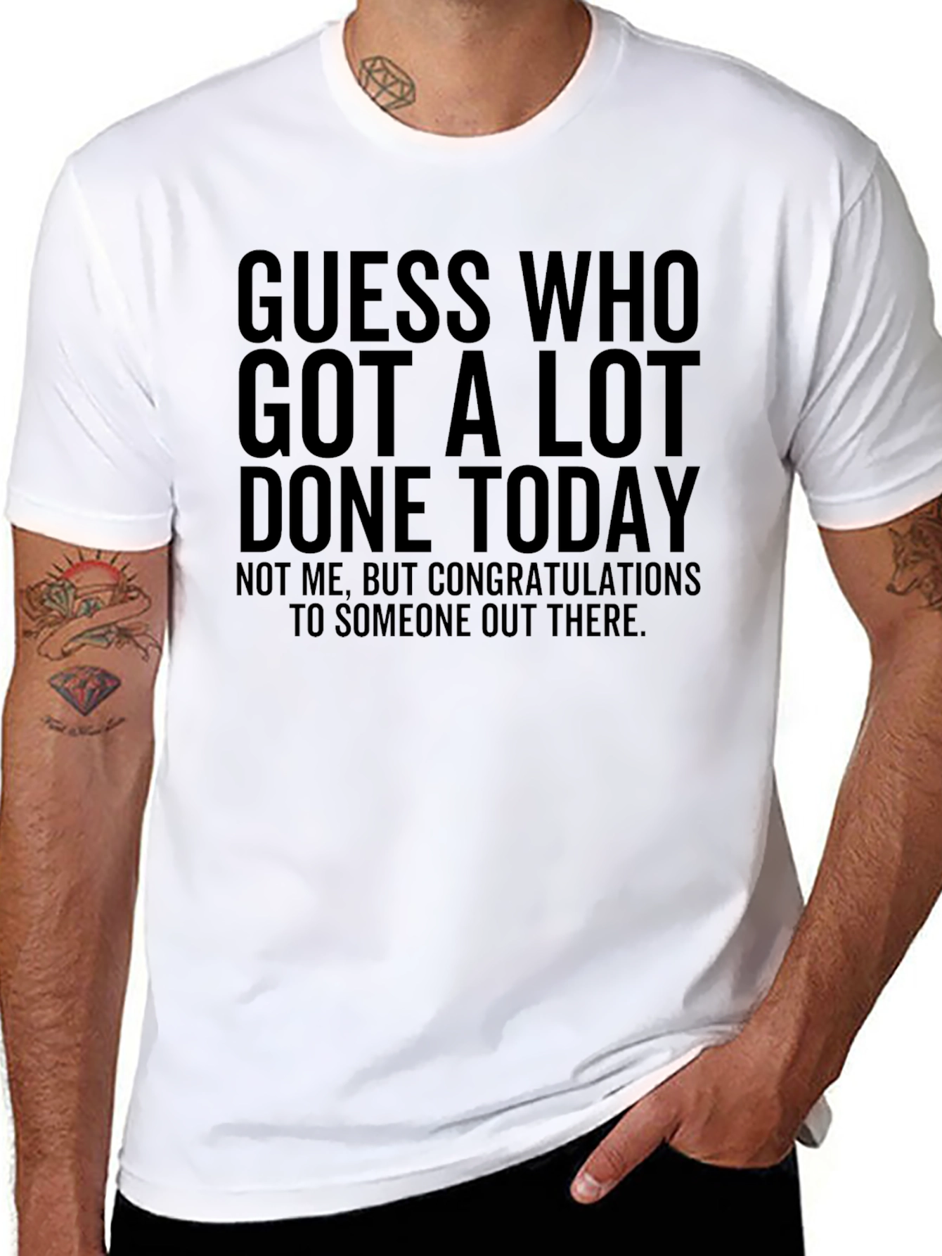 Funny Guess Who T-Shirt - Congrats To Someone!