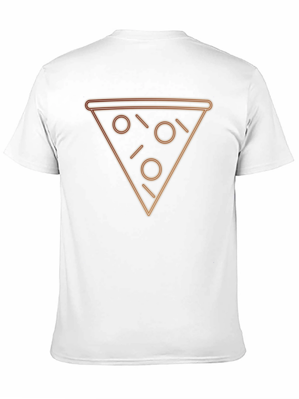 Neon Pizza Slice Graphic Tee - Trendy Casual Wear
