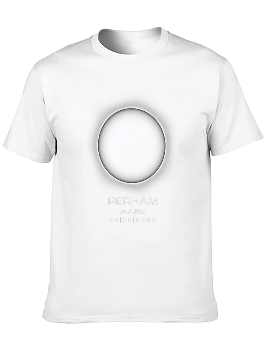 Perham Maine Eclipse 04 08 2024 Black T-Shirt
