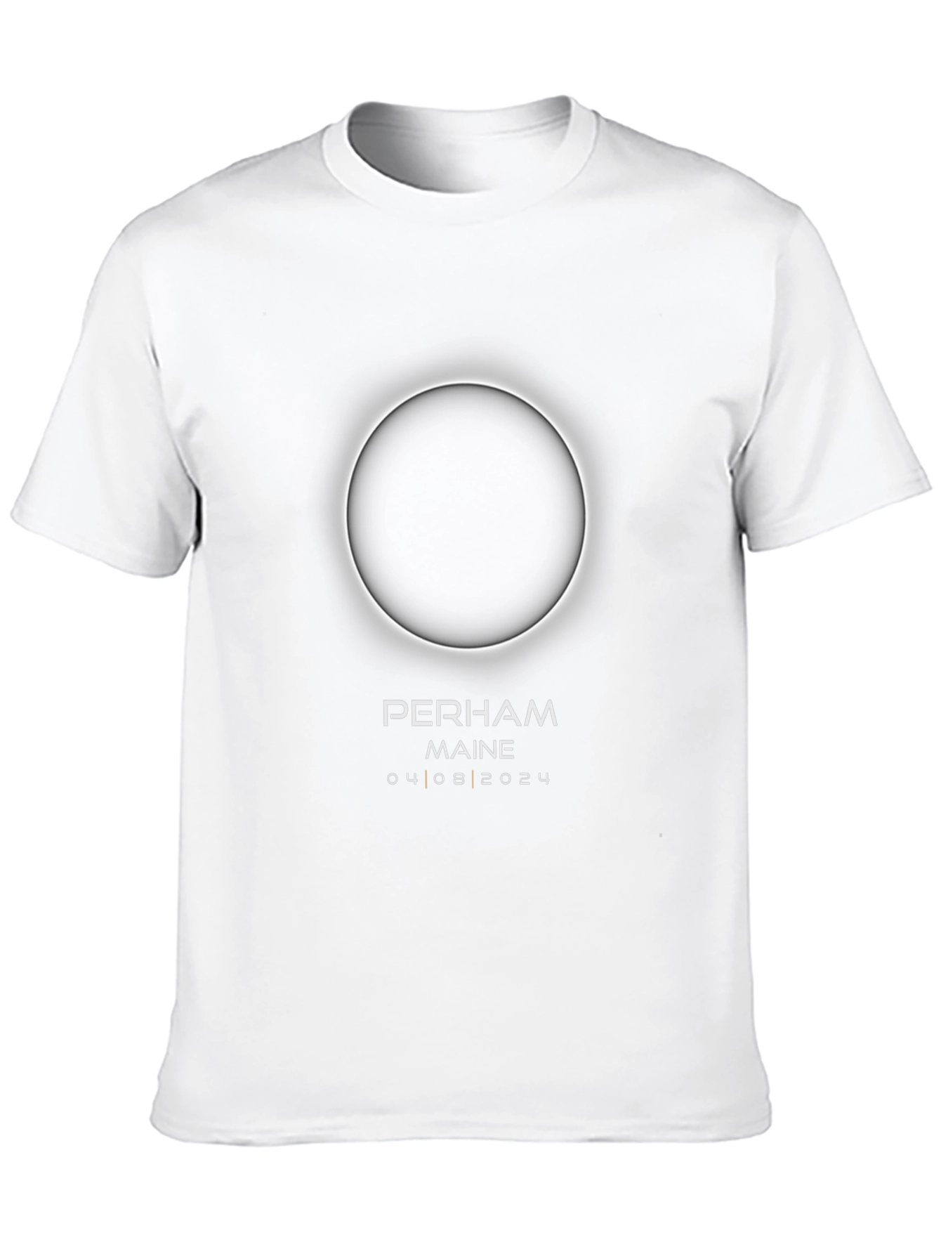 Perham Maine Eclipse 04 08 2024 Black T-Shirt