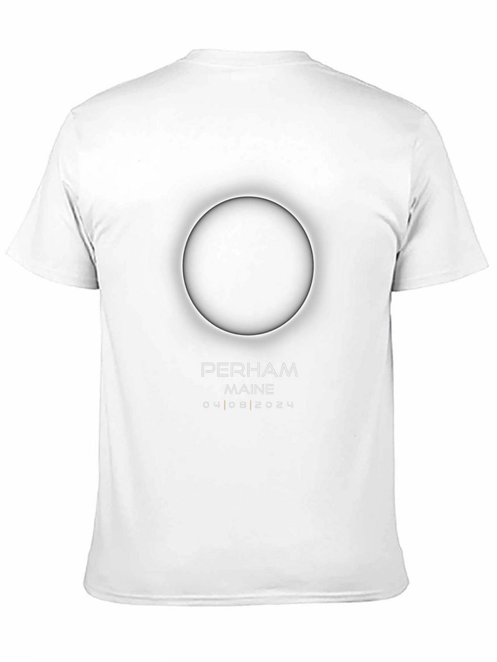 Perham Maine Eclipse 04 08 2024 Black T-Shirt