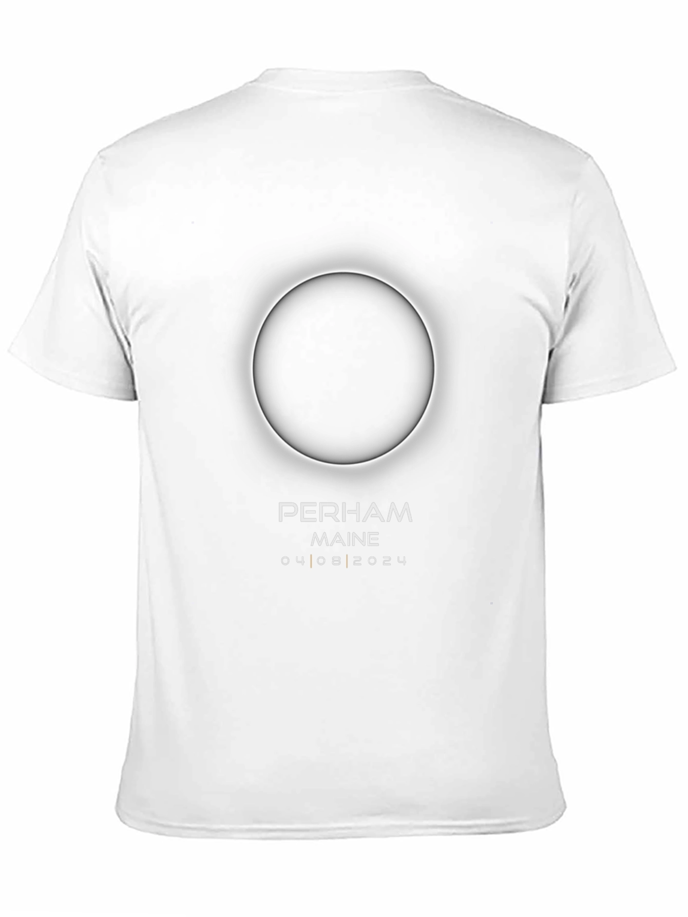 Perham Maine Eclipse 04 08 2024 Black T-Shirt