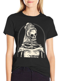 Skeleton Bride Graphic Tee - Black